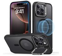 ESR for iPhone 16 Pro Max Case Flex Stand, for MagSafe, Frosted Black | Camera Control, Anti-Yellowing, 3X Military-Grade Drop Protection, Magnetic Phone Case, Shockproof Air Guard Corners