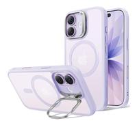 ESR for iPhone 17 Case, Compatible with MagSafe, Military-Grade Protective Case for iPhone 17,Built-in Stash Stand Phone Case, Scratch-Resistant Back Cover, Classic Series, Frosted Light Purple