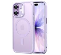 ESR for iPhone 17 Case, Military-Grade Drop Protection, Shock-Absorbing Air Guard Corners, Camera Control Cover, Compatible with MagSafe Accessories, Hybrid Series, Frosted Light Purple
