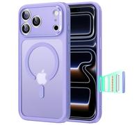 ESR for iPhone 17 Pro Max Case, Camera Control, Compatible with MagSafe, Shockproof Military-Grade Protection, Magnetic Phone Case for iPhone 17 Pro Max, Classic Hybrid Case (HaloLock), Frosted Purple