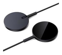 ESR for Magsafe Charger, 2 Pack 15W Wireless Charger, Magsafe Charger for iPhone 17/16/15/14/13/12, AirPods 4/3/Pro/Pro 2,Galaxy S25,Strong Magnetic Charging Pad with Type-C Cable,Black