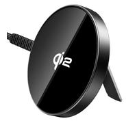 ESR for Magsafe Charger with Kickstand, 15W Wireless Charger, Qi2 Magsafe Charger for iPhone 17/16/15/14/13/12, AirPods 4/3/Pro/Pro 2,Galaxy S25,Strong Magnetic Charging Pad with Type-C Cable,Black