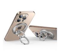 ESR Magnetic Phone Ring Holder (HaloLock), Compatible with MagSafe Ring Holder, Magnetic Phone Grip with Adjustable Stand, Compatible with MagSafe Phone Grip, for iPhone 15/14/13/12, Natural Titanium