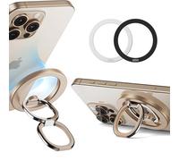 ESR for MagSafe Ring Holder, 360 Rotating Dual-ring Magnetic Phone Grip, Alloy MagSafe Phone Stand for iPhone 16 15 Pro Max Plus 14 13 12 Mini, Samsung, All Smartphones(2 Metal Rings included)