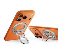 ESR Magnetic Phone Ring Holder (HaloLock), Compatible with MagSafe Ring Holder, Magnetic Phone Grip with Adjustable Stand, Compatible with MagSafe Phone Grip, for iPhone 15/14/13/12, Natural Titanium