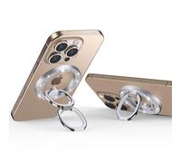 ESR for MagSafe Ring Holder[Strong N52H Magnet], 360 Rotating Dual-ring Magnetic Phone Grip, Alloy MagSafe Phone Stand for iPhone 16 15 Pro Max Plus 14 13 12 Mini, Galaxy S25 Series, MagSafe Accessory