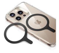 ESR for MagSafe Sticker, MagSafe Ring Magnet, 2 Pack Magnetic Metal Ring for Phone case, Universal Wireless Charger Conversion Kit for iPhone 16/16e/15/14/13/12/11, Galaxy S24/S23/S22 and More, Black