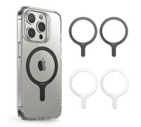 ESR for MagSafe Sticker, MagSafe Ring Magnet, 4 Pack Magnetic Metal Ring for Phone Case, Universal Wireless Charger Conversion Kit for iPhone 17/16/15/14/13/12/11/X/8, Galaxy S25/S24/S23, Pixel 10