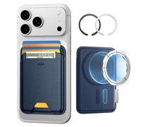 ESR for MagSafe Wallet, 5-Card Holder, RFID Blocking | MagSafe Sticker Included, Slim Magnetic Wallet for iPhone 17e/17/16/15/14/13/12 (Not for mini) & Selected Samsung, Dark Blue