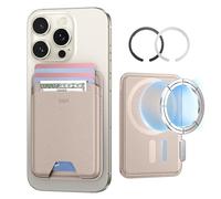 ESR for MagSafe Wallet, 5-Card Holder with RFID Blocking, MagSafe Sticker Included, Slim Magnetic Wallet for iPhone 16/15/14/13/12 Series and Selected Samsung Devices, Not for mini, Desert Titanium