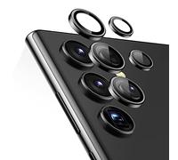 ESR for Samsung Galaxy S23 Ultra Camera Lens Protectors, Individual Lens Protectors, Scratch-Resistant Ultra-Thin Tempered Glass Camera Protector for S23 Ultra, 1 Set, Black