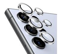ESR for Samsung Galaxy S24 Ultra Camera Lens Protector, Individual Lens Protectors, Scratch-Resistant Ultra-Thin Tempered Glass with Aluminum Edging, Galaxy S24 Ultra Case Friendly, 1 Set, Silver