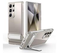ESR for Samsung Galaxy S24 Ultra Case, Stand S24 Ultra Cover with 3 Stand Modes, Military Standard Drop Protection, Shockproof, Thin Mobile Phone Case with Patented Kickstand, Boost Series, Clear