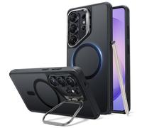 ESR for Samsung Galaxy S26 Ultra Phone Case with Stash Stand, Compatible with MagSafe, Military-Grade Protection, Magnetic Case for, Scratch-Resistant Back Cover, Frosted Black