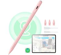 ESR Geo Digital iPad Pencil Findmy Compatible with Apple iPad 2018-2025,with Easy Shortcuts for Apple iPad A16/10/9/8 & Air 13/11 & Pro 12.9/13/11 & Mini 7/6/5,Pink(No Wireless Charging)