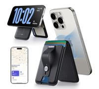 ESR Geo for Magsafe Wallet with Full Find My Functionality,5 Card-Holder, RFID Blocking, Magnetic Wallet for iPhone 17/16/15/14/13/12 Series,with Adjustable Stand, Black