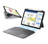 ESR iPad A16 (11th) 2025/10th Generation Flex Keyboard Case, Ultra-Light Magnetic Detachable Keyboard for iPad 10.9" with Writing/Viewing Modes, Larger Precision Trackpad, Dark Gray