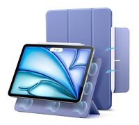 ESR iPad Air 11 Inch Case for M4/M3/M2 (2026/2025/2024) & Air 5th/4th Gen (2022/2020), Powerful Magnetic Attachment, Slim Trifold Stand, Supports Pencil Pro and USB-C, Durable Protection, Lavender