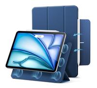 ESR iPad Air 11 Inch Case for M4/M3/M2 (2026/2025/2024) & Air 5th/4th Gen (2022/2020), Powerful Magnetic Attachment, Slim Trifold Stand, Supports Pencil Pro & Pencil (USB-C), Durable Protection, Blue