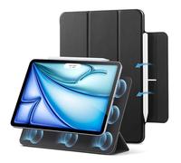 ESR iPad Air 11 Inch Case for M4/M3/M2 (2026/2025/2024) & Air 5th/4th Gen (2022/2020), Powerful Magnetic Attachment, Slim Trifold Stand, Supports Pencil Pro & Pencil (USB-C), Durable Protection, Black