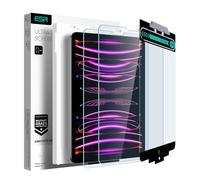 ESR iPad Pro 12.9 Screen Protector, Protective Film for iPad Pro 12.9 Inch (2022/2021/2020/2018), Tempered-Glass Film with Easy Application Tray, Scratch Resistant, HD Clarity, Armorite Series, 2 Pack