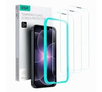 ESR Tempered-Glass for iPhone 17e/ iPhone 16e/ iPhone 14/ iPhone 13 Pro/iPhone 13 Screen Protector, with Easy Installation Frame, Military-Grade Protection, Ultra Tough, Scratch Resistant, 3 Pack