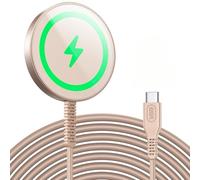 ESR Wireless Charger for MagSafe Charger(HaloLock), Phone Charger,Compatible with iPhone 16/15/14/13/12 Series,Galaxy S25 series,AirPods 4/3/Pro,Strong Magnetic Lock, Titanium