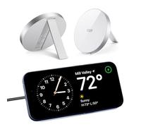 ESR Wireless Charger for MagSafe Charger,HaloLock Kickstand Magnetic Charger,Compatible with MagSafe Stand for iPhone 16/15/14/13/12 Series, Galaxy S25 series, AirPods 4/3, White