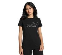 Puma Ess+ Animal Short Sleeve T-shirt Black M Woman