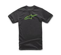 Alpinestars Men's Ageless Classic Regular Fit Short Sleeve Casual Shirt, Black (Black/Green), Small