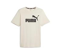 PUMA Mens Logo (S) Tee, Alpine Snow, M EU