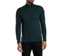 Ess LW Wool Blend 1/2 Zip Knit Deep Pine Green 3XL