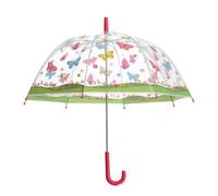 Esschert Children's Transparent Butterfly Umbrella, Multi-coloured