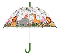 Esschert Children's Umbrella Design Transparent Jungle, Multi-coloured, Medium, Multi-coloured, Medium