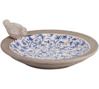 Esschert Design AC10 32cm x 8.5cm x 32cm Ceramic Bird Bath