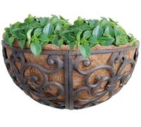 Esschert Design BPH27 36 x 18 x 18cm Cast Iron Hayrack - Brown