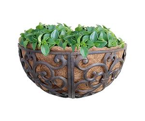 Esschert Design BPH27 36 x 18 x 18cm Cast Iron Hayrack - Brown