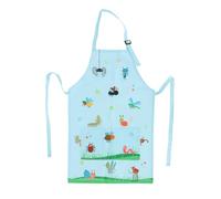 Esschert Design Children's Garden Apron with Insects Motif, turquoise, Taille approximative : L 34,5 cm x P 0,5 cm x H 56,5 cm