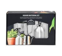 Esschert Garden Stainless Steel Indoor Plant Mister & Watering Can Set