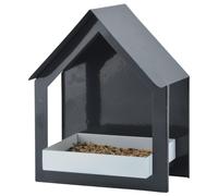 Esschert Design FB406 Anthracite Wall Bird Table, 19.2 19.2, Black