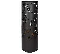 Esschert Design Fire Drum Birds on Twig Carbon Steel Black Fireplace FF409