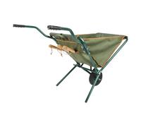 Esschert Design Folding Wheelbarrow Garden Trolley GT138 Green