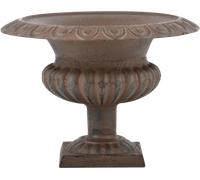 Esschert Design Cast Iron French Urn Planter, Brown, 27,8 x 26,7 x 25,3 cm