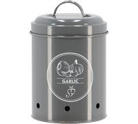 Esschert Design Garlic Storage Tin - Anthracite