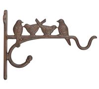 Esschert Design Hanging Basket Hook, Brown, 4.9 x 25.2 x19.5 cm