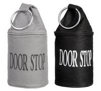 Esschert Design LH146 Door Stop with Ring, 1 Piece - Black or Grey Door Stop