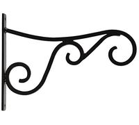 Esschert Design Metal Hanging Basket Hook L, Brown