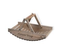 Esschert Design Wooden Flower Trug, Brown