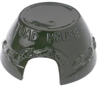 Esschert Design WA07 10 x 20 x 19cm Ceramic Toad House - Green
