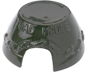 Esschert Design WA07 10 x 20 x 19cm Ceramic Toad House - Green
